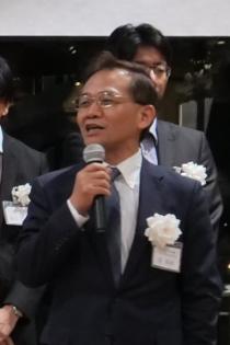 挨拶 葛 漢彬 社会基盤デザイン工学科長.JPGのサムネイル画像のサムネイル画像