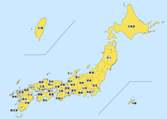 日本地図